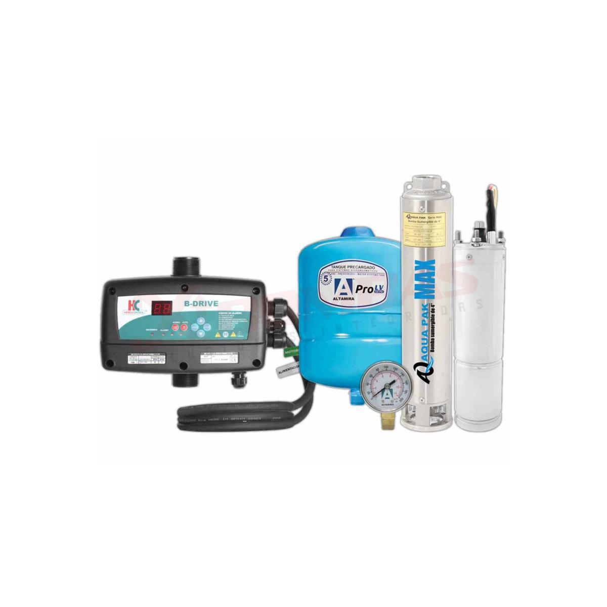MAXBDRIVEW200-35, VDE, SISTEMA SUMERGIBLE DE PRESIÓN CONSTANTE