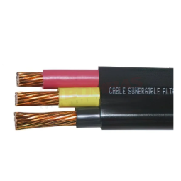 CABLE3X4/0, VDE, CABLE PLANO SUMERGIBLE