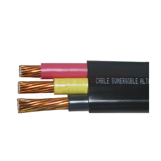 CABLE3X3/0, VDE, CABLE PLANO SUMERGIBLE