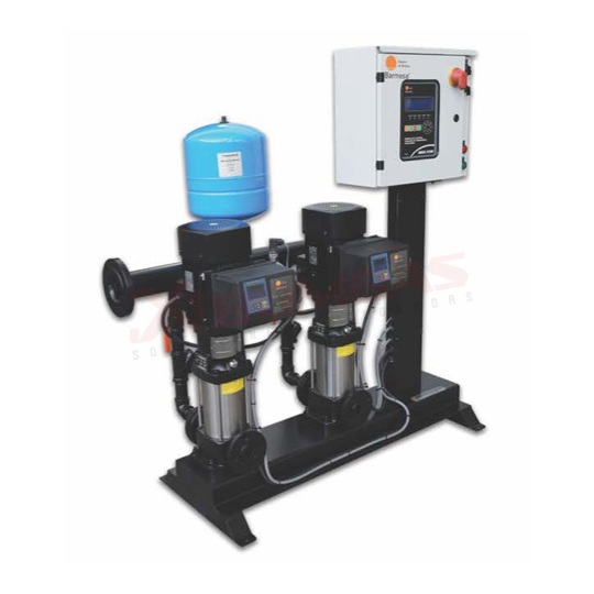 MODELO EBS-ECO-5.5X2-5.5DV80LV-WX102TK BARNES EQUIPOS INTEGRADOS BOOSTER SYSTEM (PRESIÓN CONSTANTE)