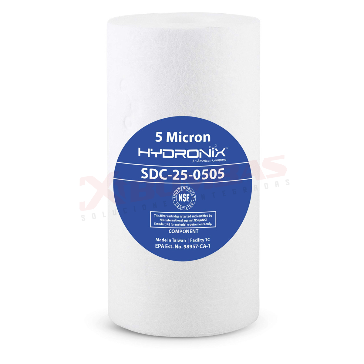 REFACCIÓN 43N-2607 MASSTERCAL FILTRO DE SEDIMENTO 2.5"X4 7/8" 5M NUM. DE PARTE SDC-25-0505