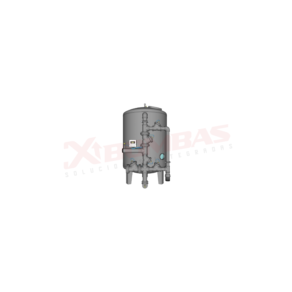 MODELO 81222-53 MASSTERCAL GSP-E 84/PVC TANQUE MÉTALICO CON RECUBRIMIENTO EPÓXICO INTERNO
