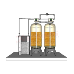 MODELO 81313-64 MASSTERCAL SF-TWIN-4200 WS 3 MT TANQUE FIBRA DE VIDRIO VALVULA CLACK WS2H/WS3