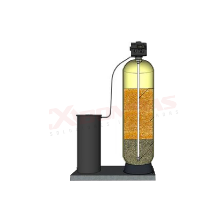 MODELO 81341-36 MASSTERCAL SF 300 1.5” TANQUE FIBRA DE VIDRIO CON VALVULA CLACK CONTROL DE TIEMPO