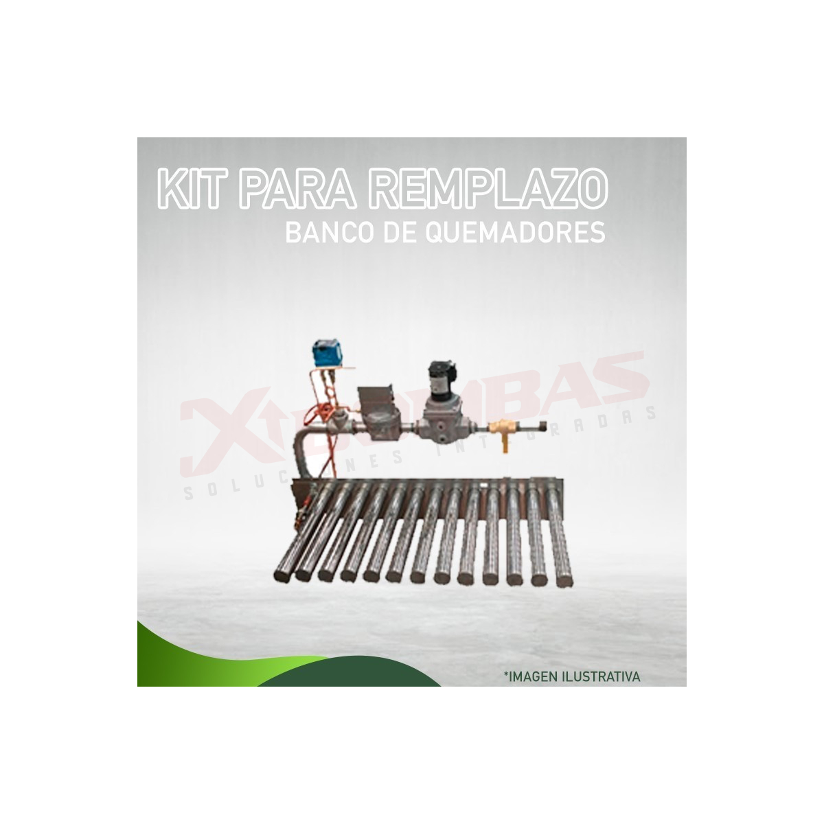REFACCIÓN 35F-2012 MASSTERCAL KIT PARA REEMPLAZO BANCO QUEMADORES LC Y AFJ 2100 CON VALVULA 1 1/4"