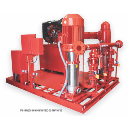 MODELO FPS-HMV200-50-4TNV98 / HMV200-50-5003 / HMV5-160-303 1B BARNES EQUIPOS INTEGRADOS FIRE PUMP SYSTEM (CONTRAINCENDIO)