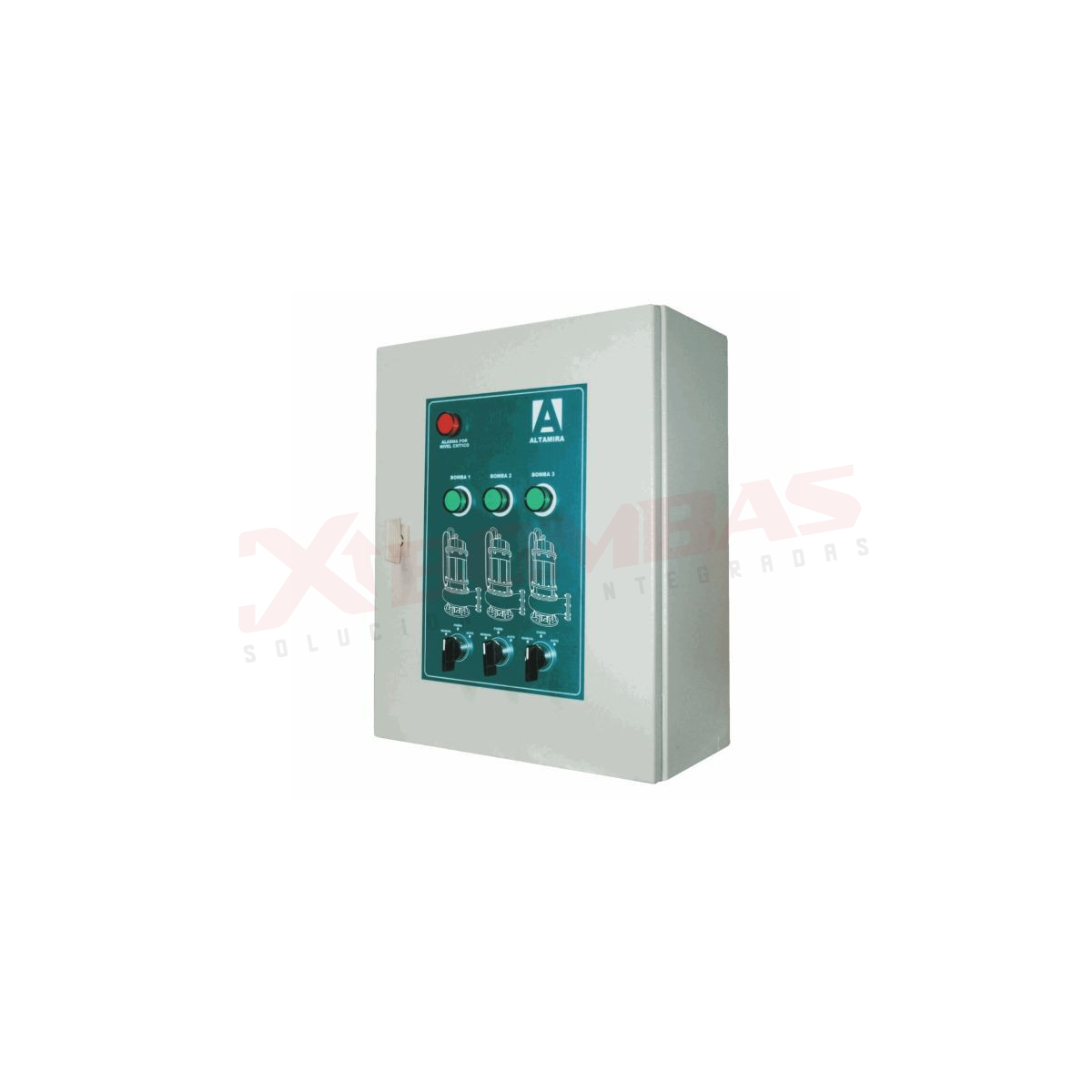 TASA3 7.53220C/DST, VDE, TABLERO TRIPLEX ALTERNADOR-SIMULTANEADOR PARA SISTEMA CÁRCAMO