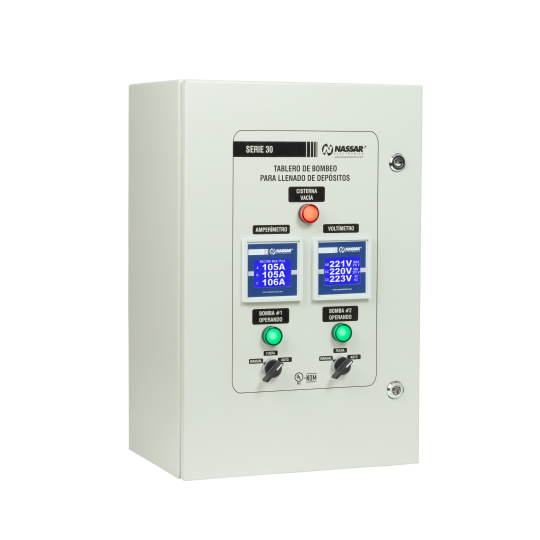 MODELO 30-01-10-440 NASSAR TABLERO DE CONTROL PARA CISTERNA-TINACO