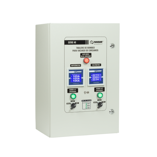 MODELO 40-01-01-440 NASSAR TABLERO DE CONTROL PARA VACIADO DE CÁRCAMOS