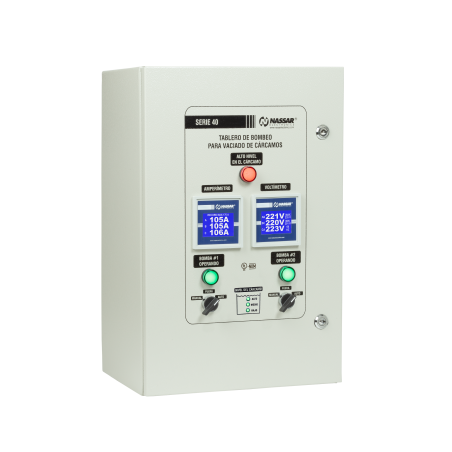 MODELO 40-01-02-220 NASSAR TABLERO DE CONTROL PARA VACIADO DE CÁRCAMOS