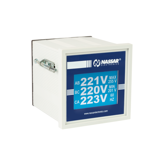 MODELO VD3-500 NASSAR VOLTÍMETRO TRIFÁSICO 0-500 VCA