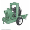 MODELO SH4-4TNV88 EN BASE CON RUEDAS NEUMÁTICAS BARNES BOMBA AUTOCEBANTE TRAGASÓLIDOS MOTOR A DIÉSEL