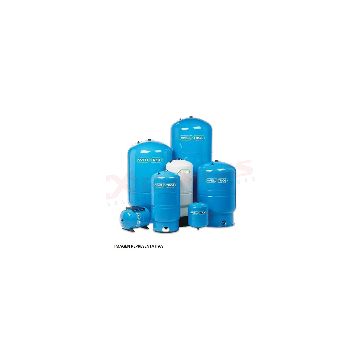 MODELO WX250D BARNES TANQUE PRECARGADO CON DIAGRAMA, TIPO VERTICAL SERIE WELL-X-TROL TUF-KOTE
