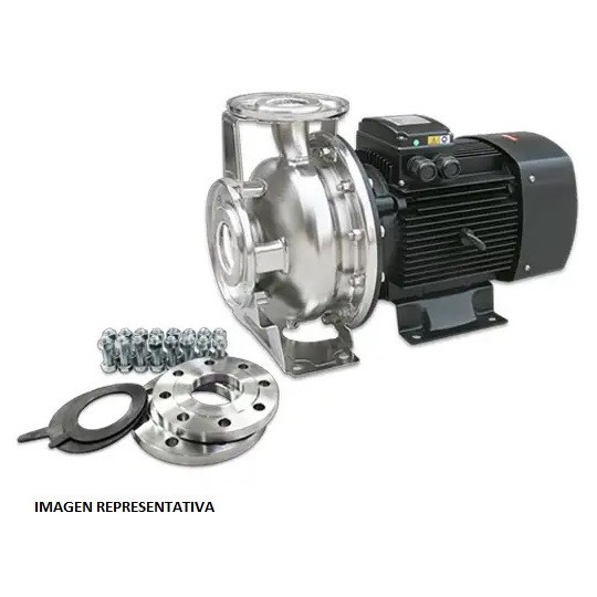 MODELO SOX1½-5.5-2 BARNES BOMBA CENTRÍFUGA EN ACERO INOX. 304 ACOPLADA DIRECTAMENTE A MOTOR ELÉCTRICO
DE ALTA EFICIENCIA TCCVE