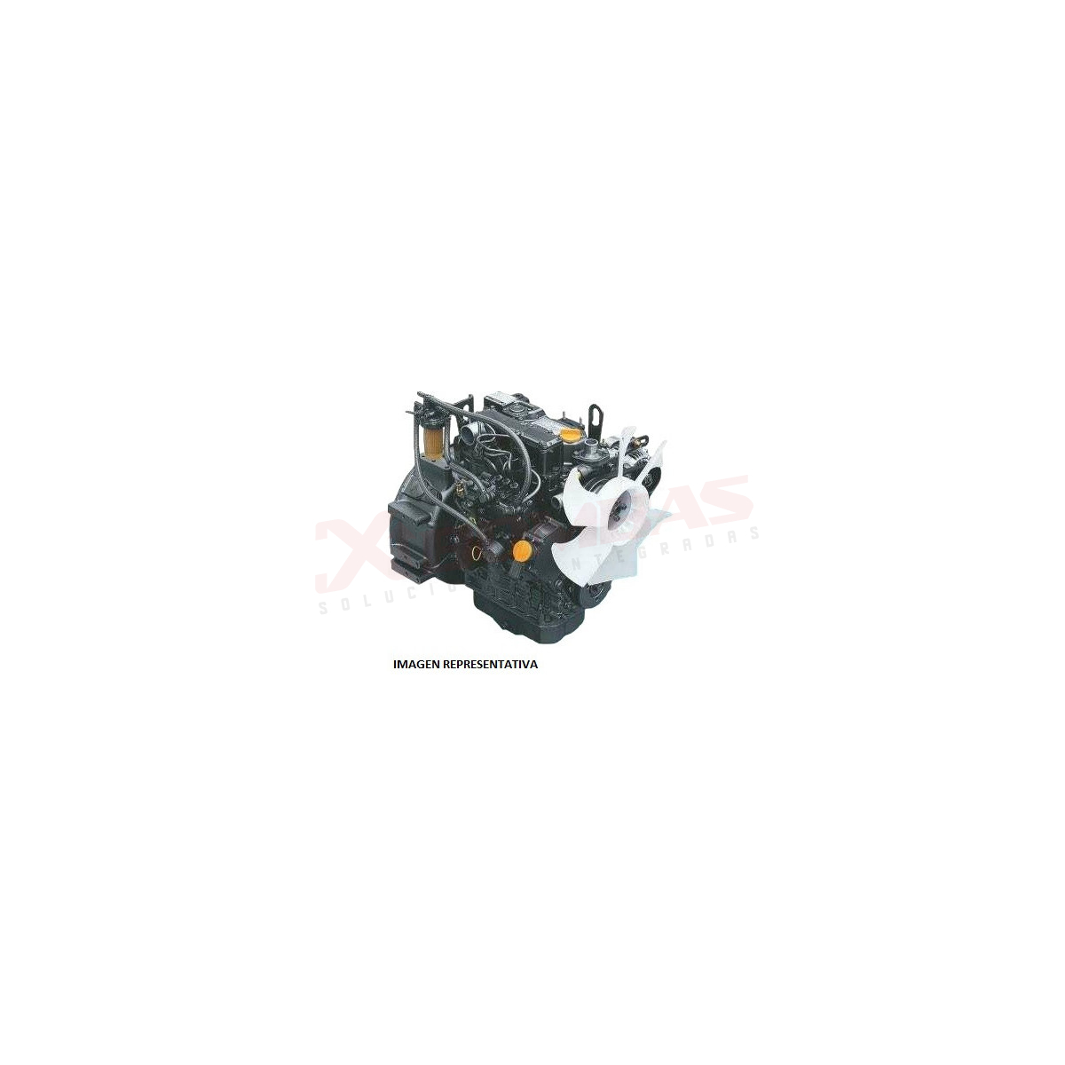 MODELO 4TNV98 BARNES MOTOR INDUSTRIAL ENFRIADO POR AGUA YANMAR (DIÉSEL) BASE DE ACERO