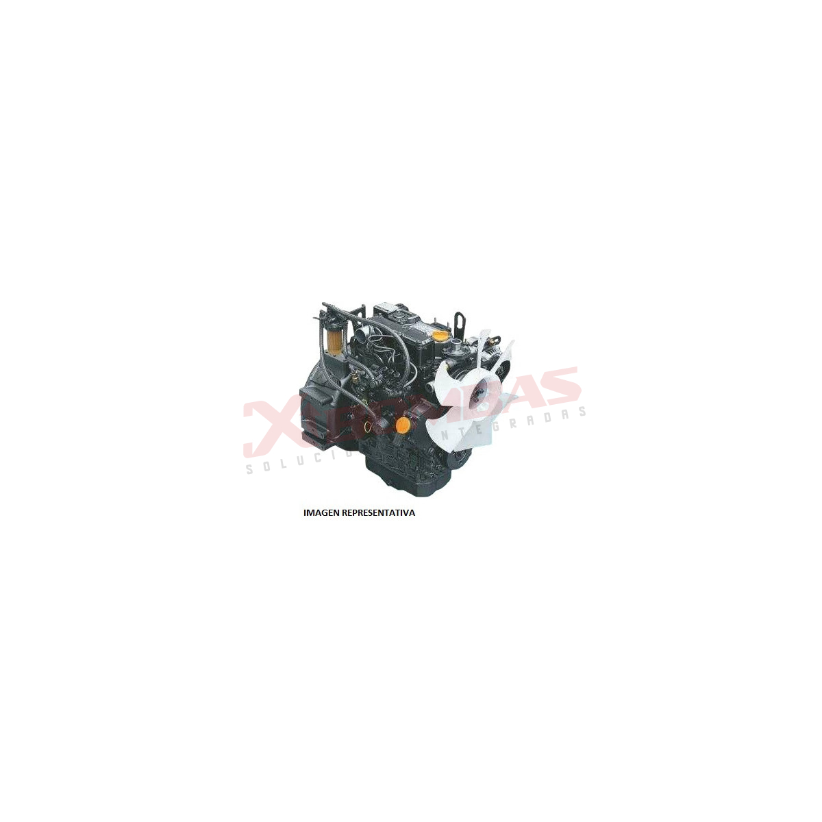 MODELO 4045TF BARNES MOTOR INDUSTRIAL ENFRIADO POR AGUA JOHN DEERE (DIÉSEL) TOMA DE FUERZA CON EMBRAGUE