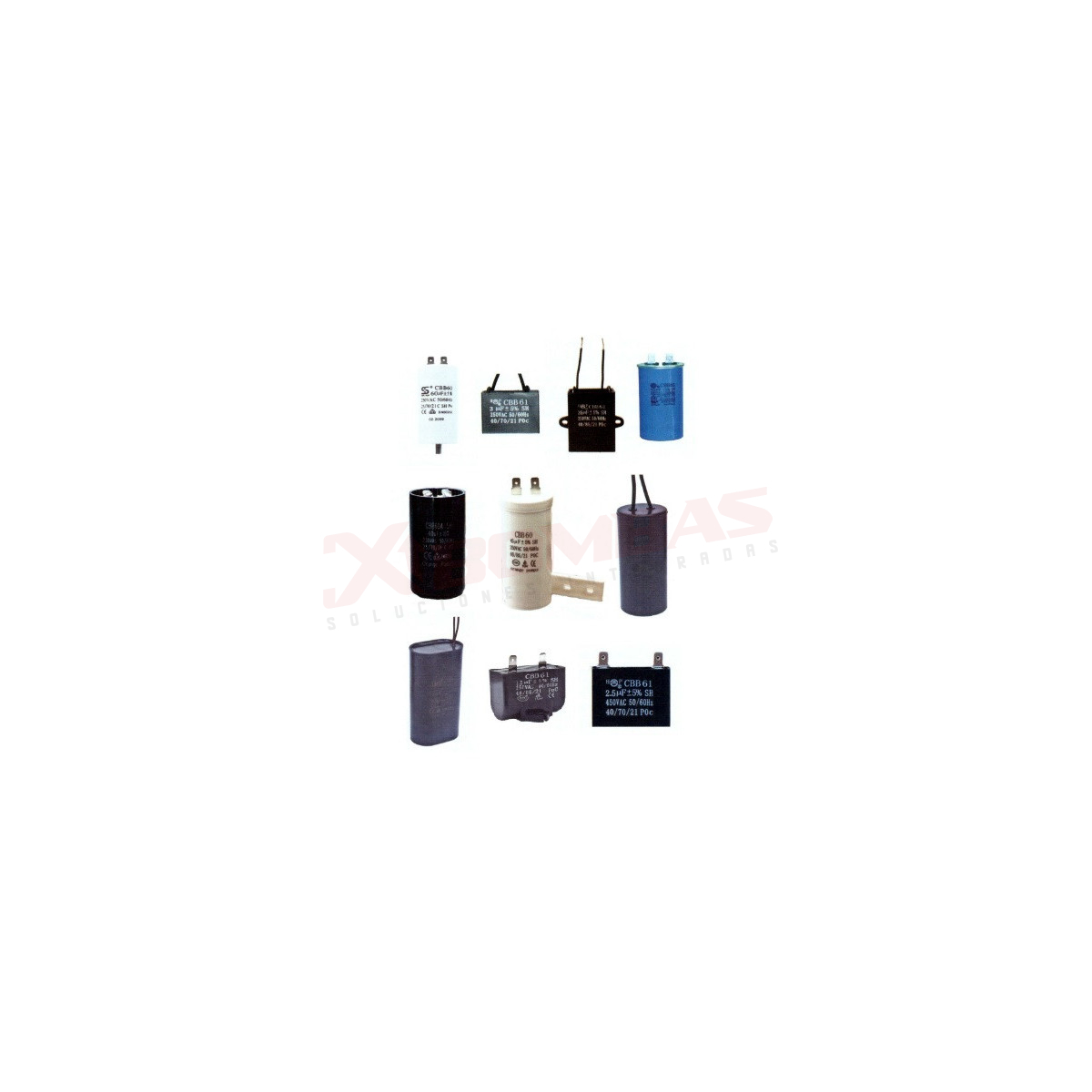 REFACCIÓN (208-250MF) 305206911 BARNES CAPACITOR DE ARRANQUE PARA CAJA DE CONTROL DE 3 HP
