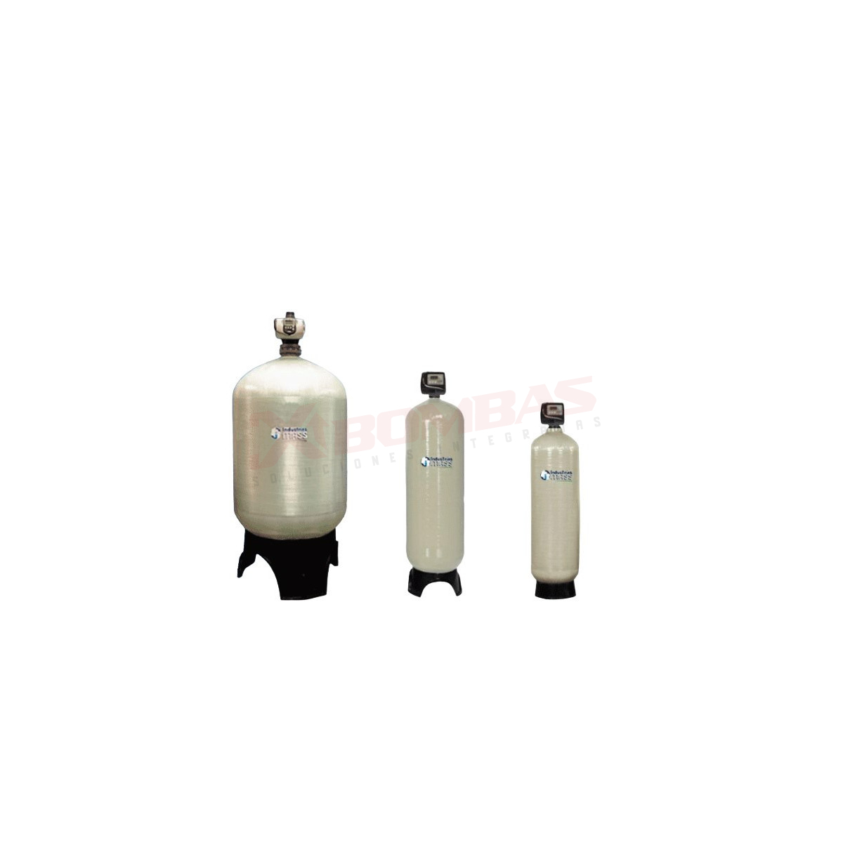 MODELO 81243-66 MASSTERCAL CAF 24 WS 1.25” MT TANQUE DE FIBRA DE VIDRIO VÁLVULA CLACK CON MEDIDOR DE VOLUMEN