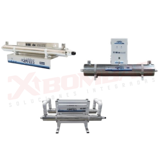 MODELO 81412-22 MASSTERCAL  8-SS/UV - S/G 30 LPM PURIFICADOR COMERCIAL E INDUSTRIAL ENVOLVENTE DE ACERO INOXIDABLE