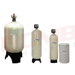 MODELO 81341-46 MASSTERCAL SF 150 1.25” TANQUE FIBRA DE VIDRIO CON VALVULA CLACK CONTROL DE TIEMPO