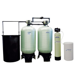 MODELO 81341-92 MASSTERCAL SF-TWIN-120 WS 1 EE TANQUE FIBRA DE VIDRIO TWIN CON VÁLVULA CLACK